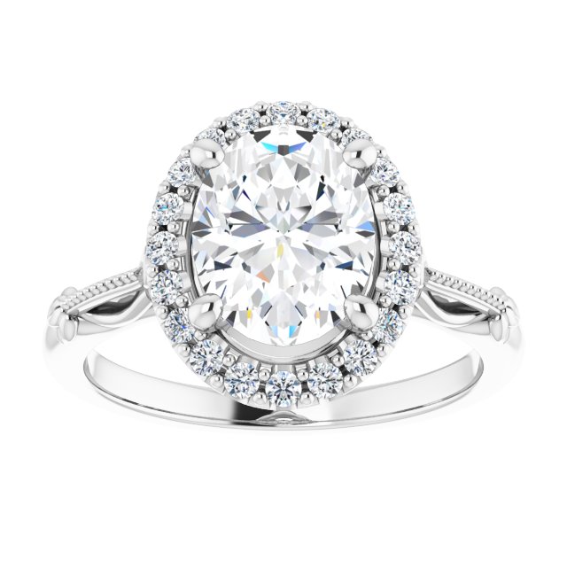 Halo-Style Engagement Ring