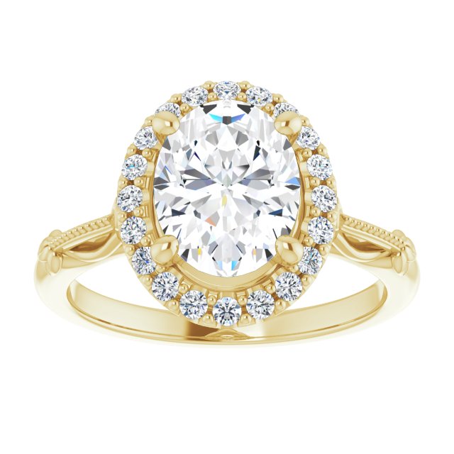 Halo-Style Engagement Ring