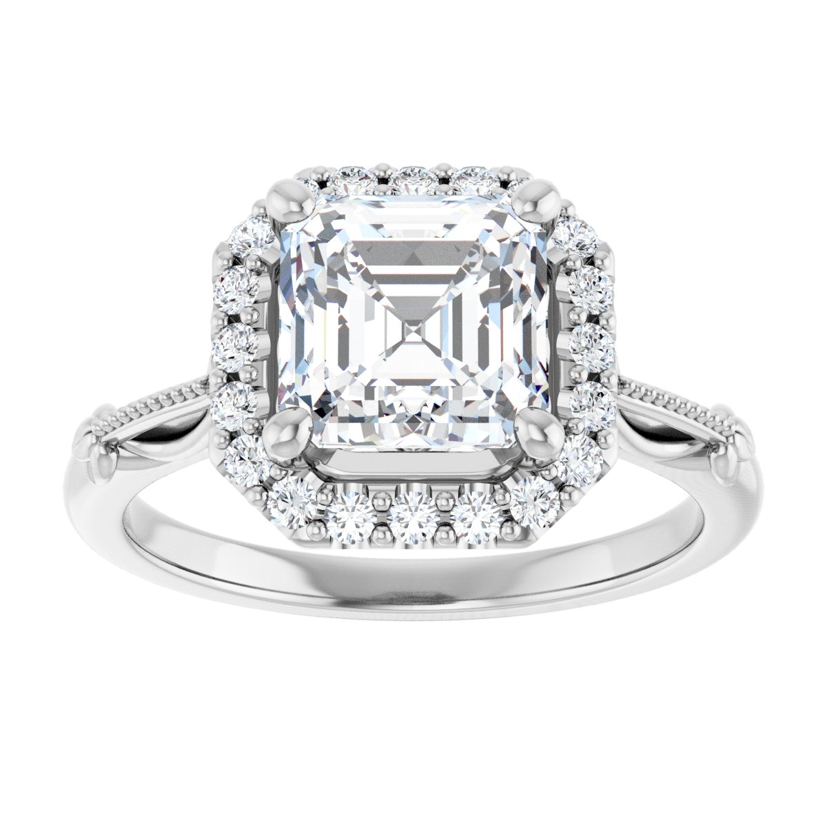 Halo-Style Engagement Ring