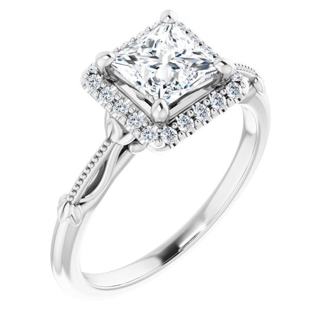 Halo-Style Engagement Ring