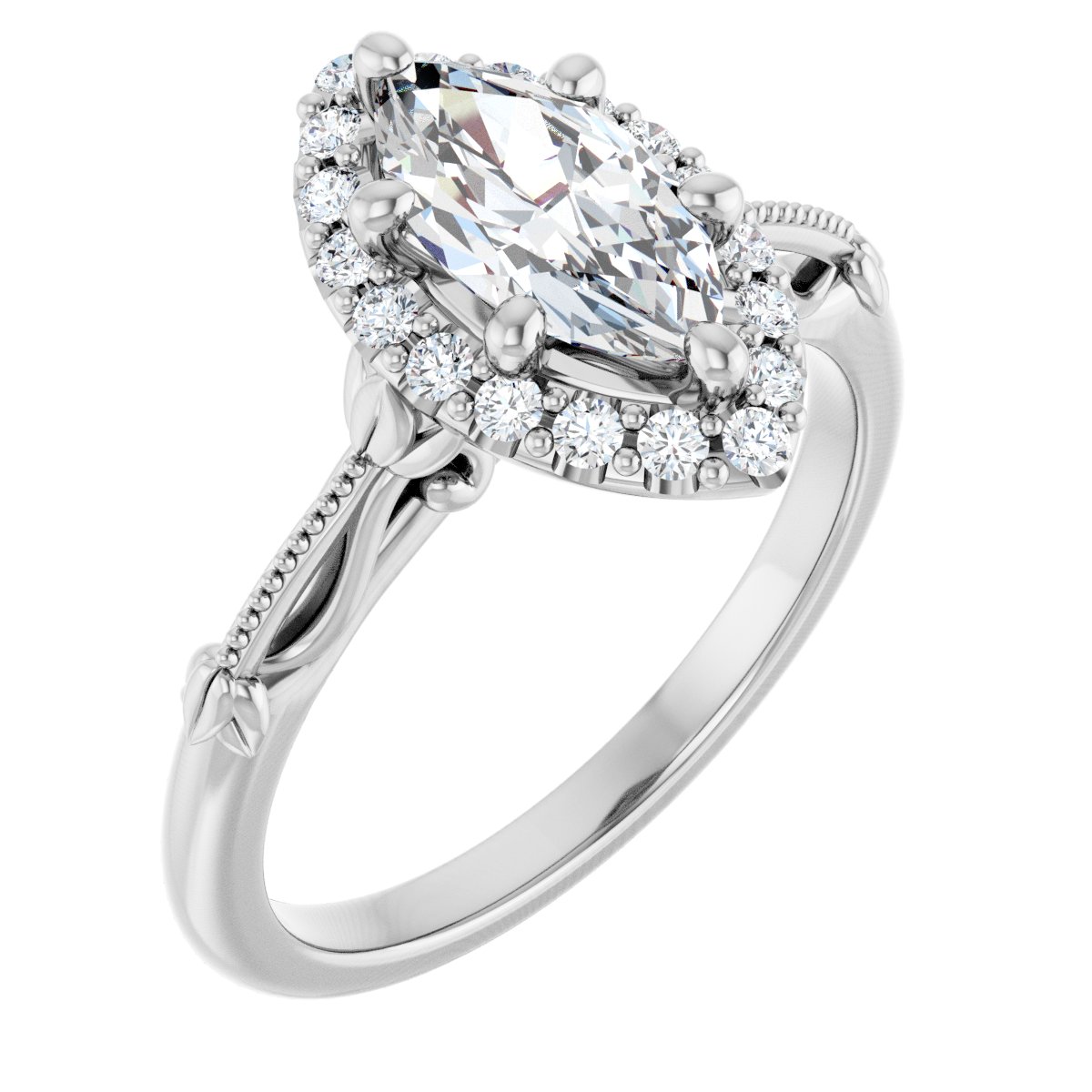 Halo-Style Engagement Ring