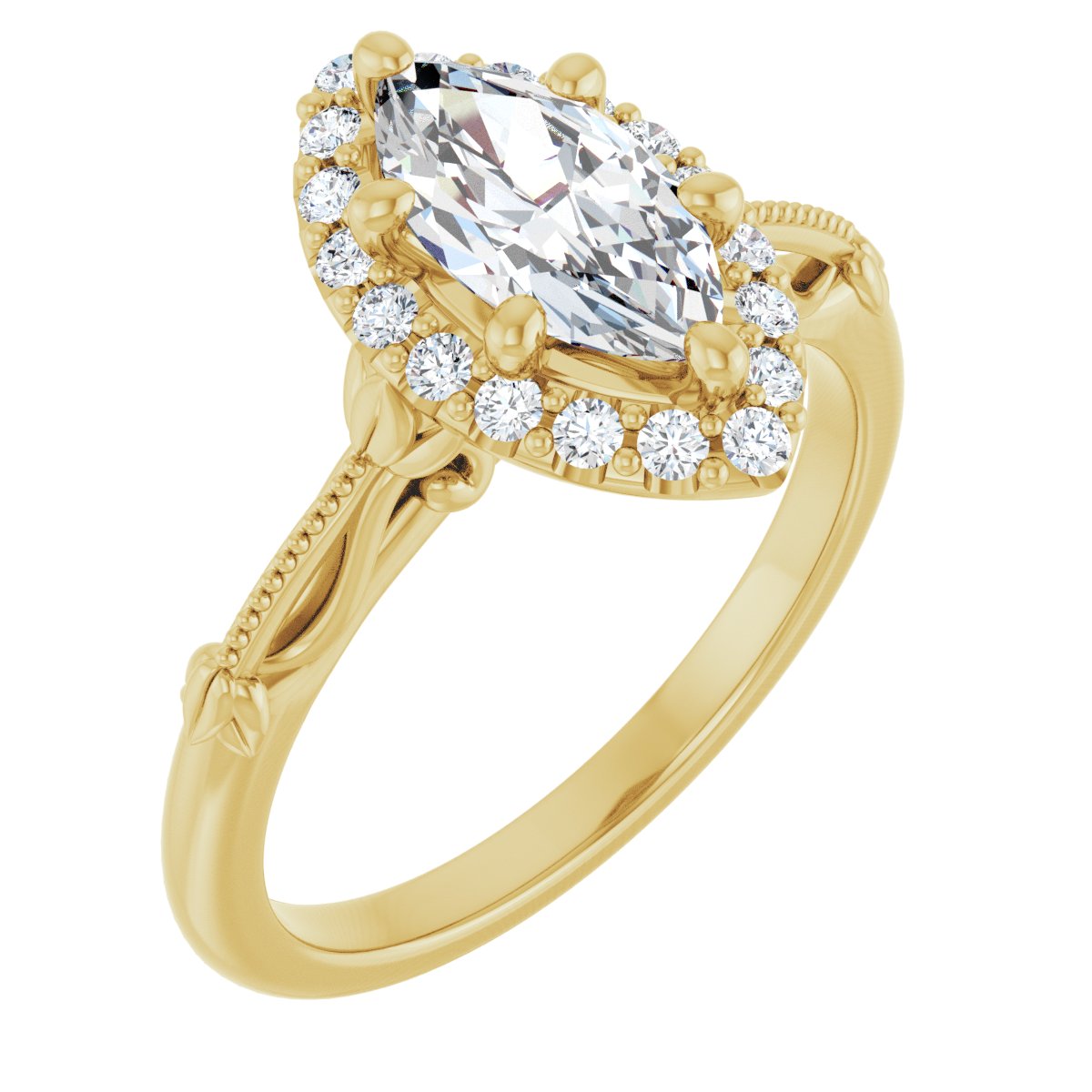 Halo-Style Engagement Ring