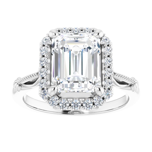 Halo-Style Engagement Ring