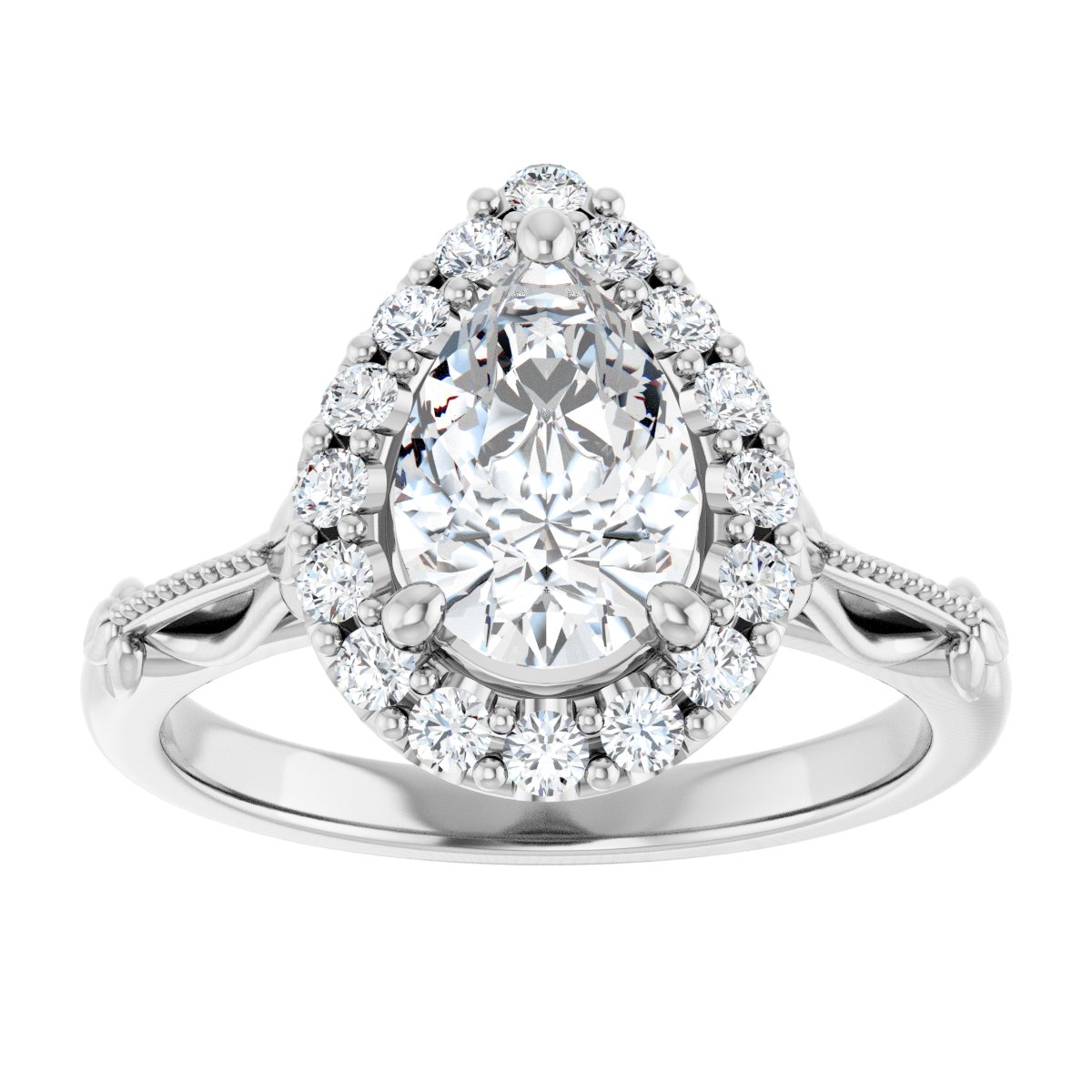 Halo-Style Engagement Ring