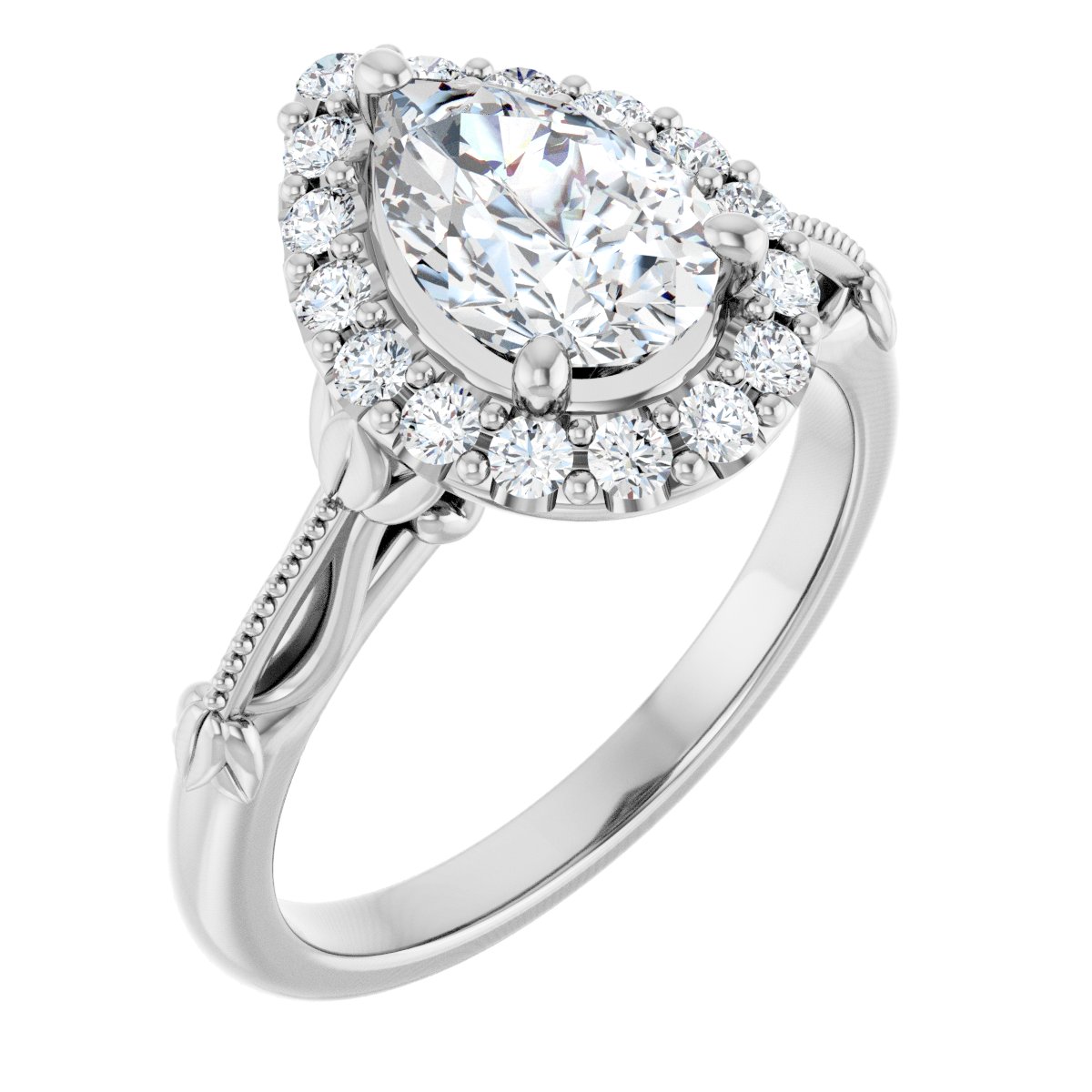 Halo-Style Engagement Ring