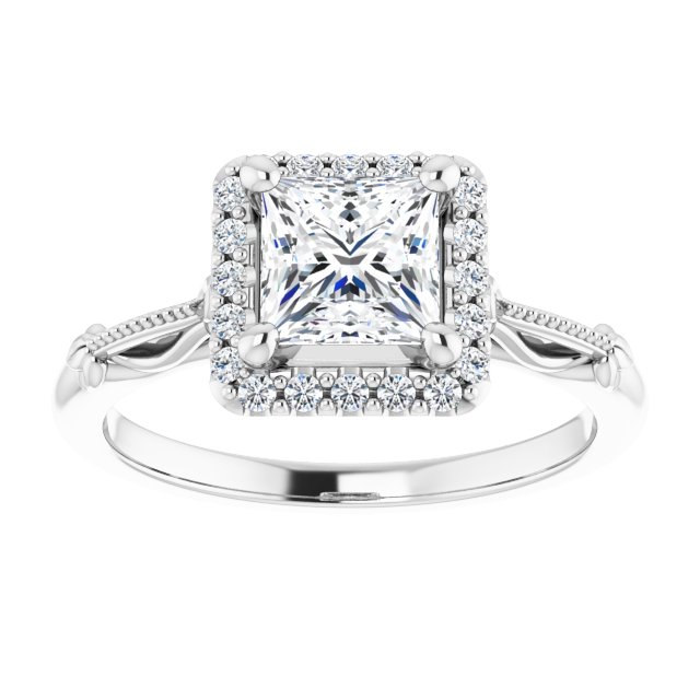 Halo-Style Engagement Ring