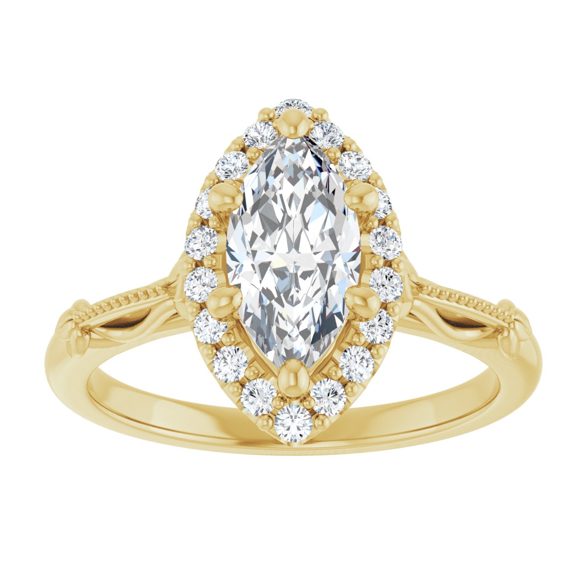 Halo-Style Engagement Ring