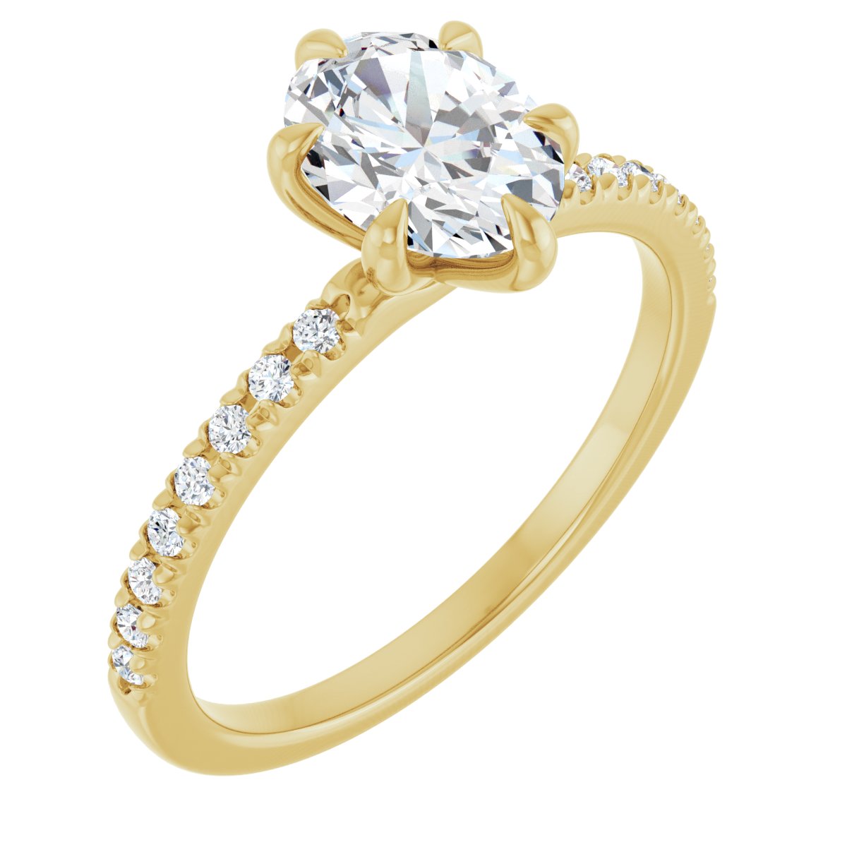 Accented Engagement Ring