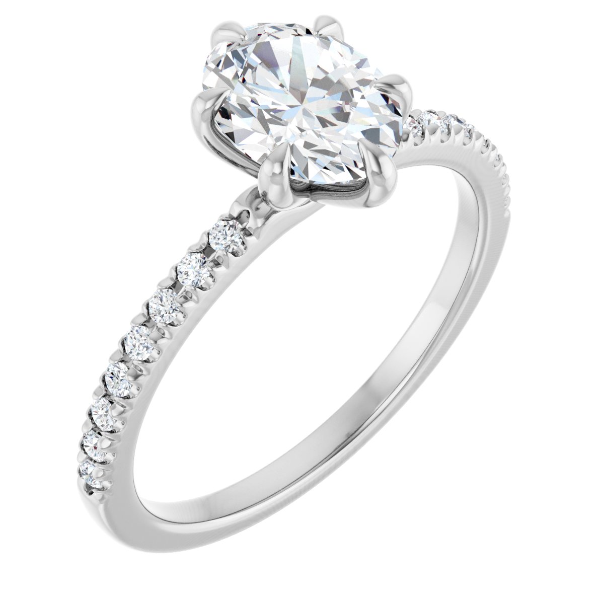 Accented Engagement Ring