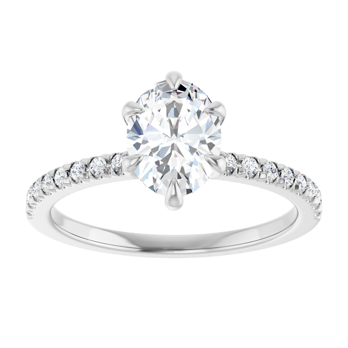 Accented Engagement Ring