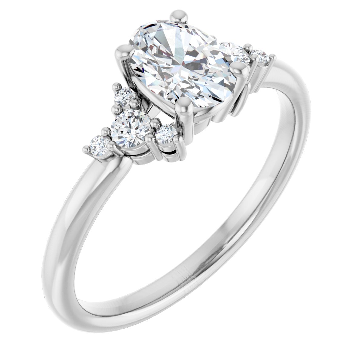 Accented Engagement Ring