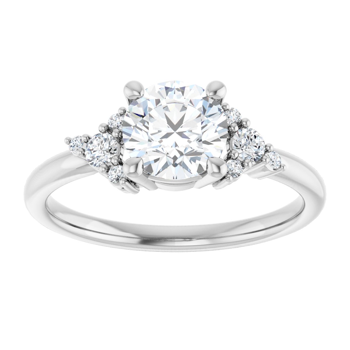Accented Engagement Ring