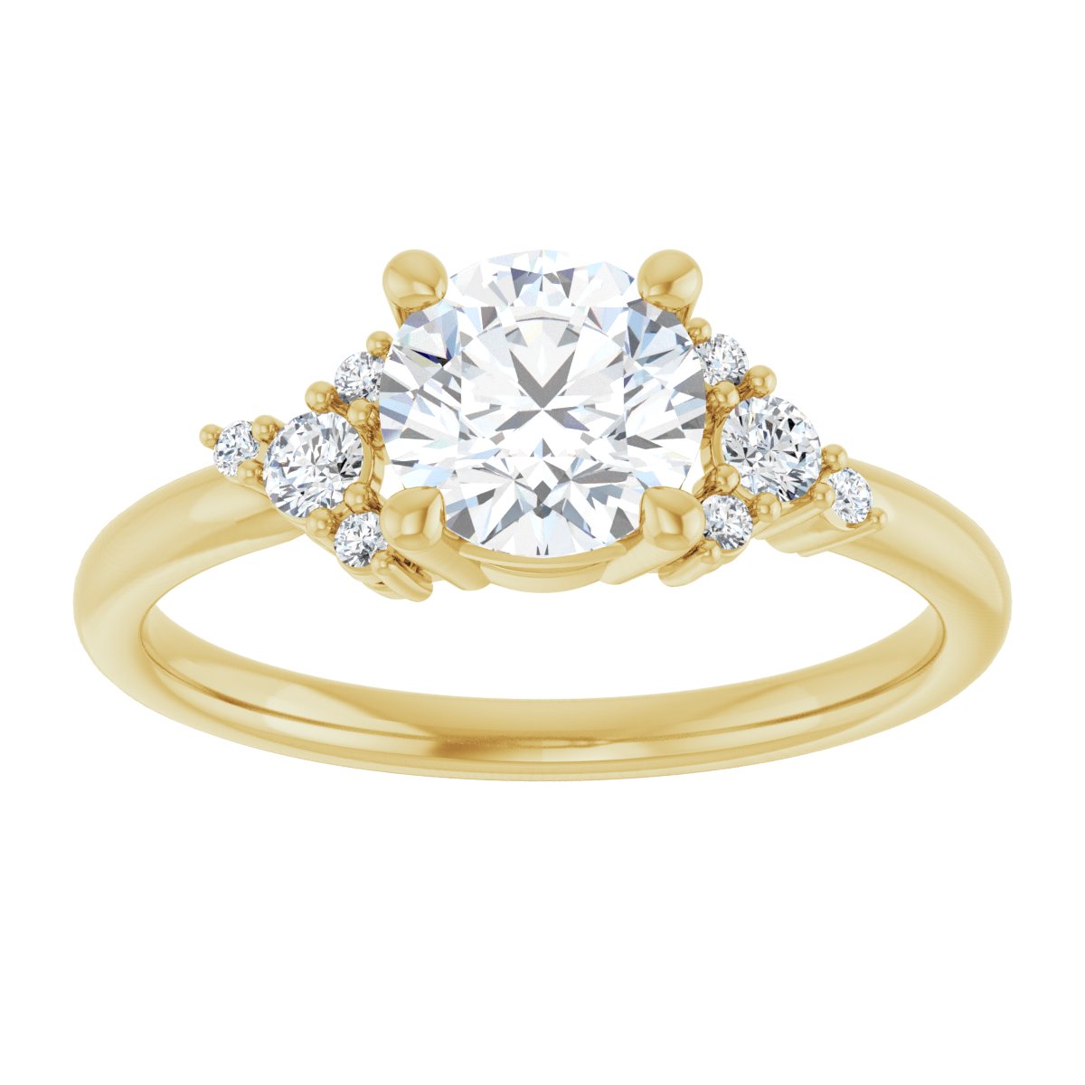 Accented Engagement Ring