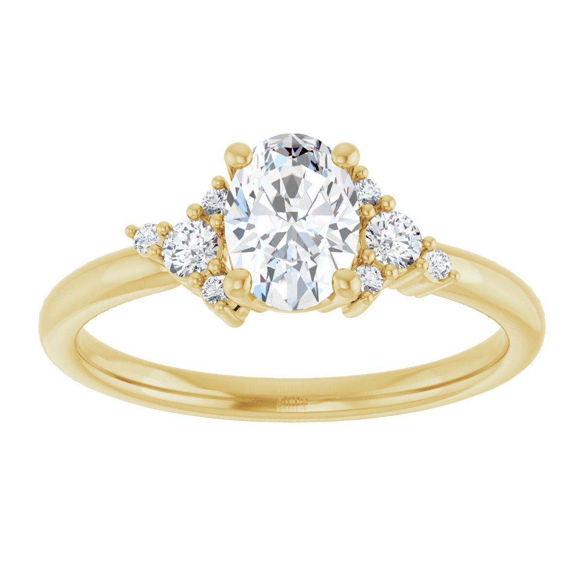 Accented Engagement Ring