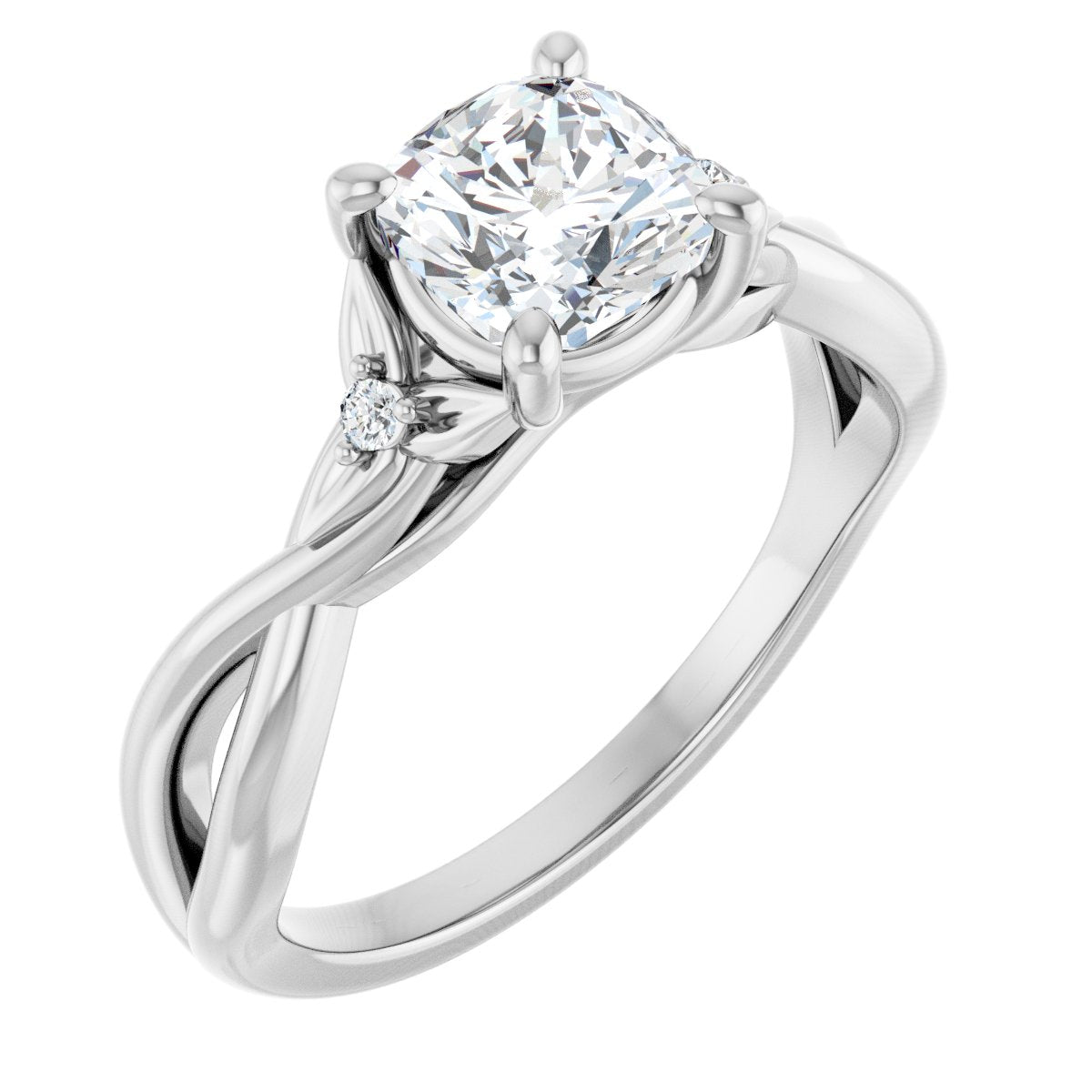 Accented Engagement Ring
