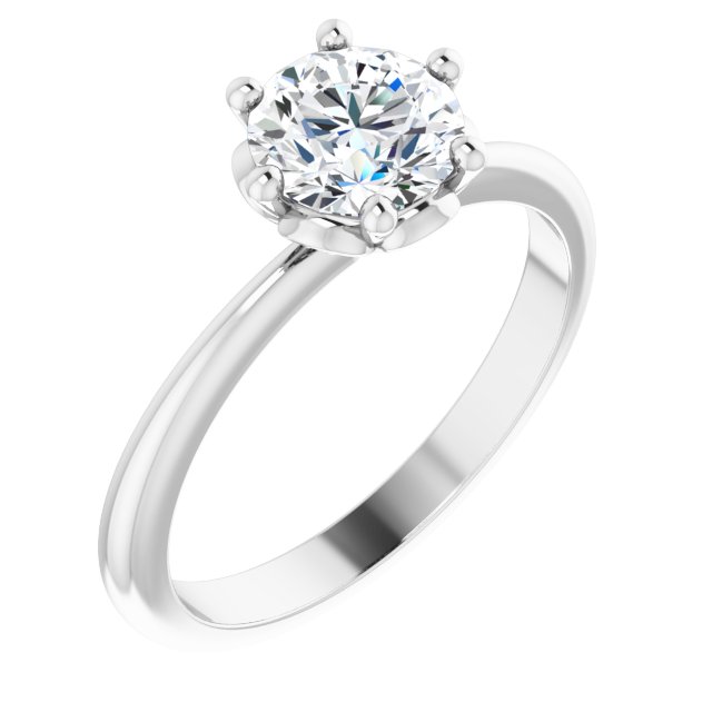 Accented Engagement Ring or Band
