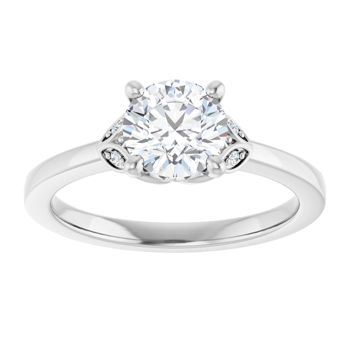 Accented Engagement Ring