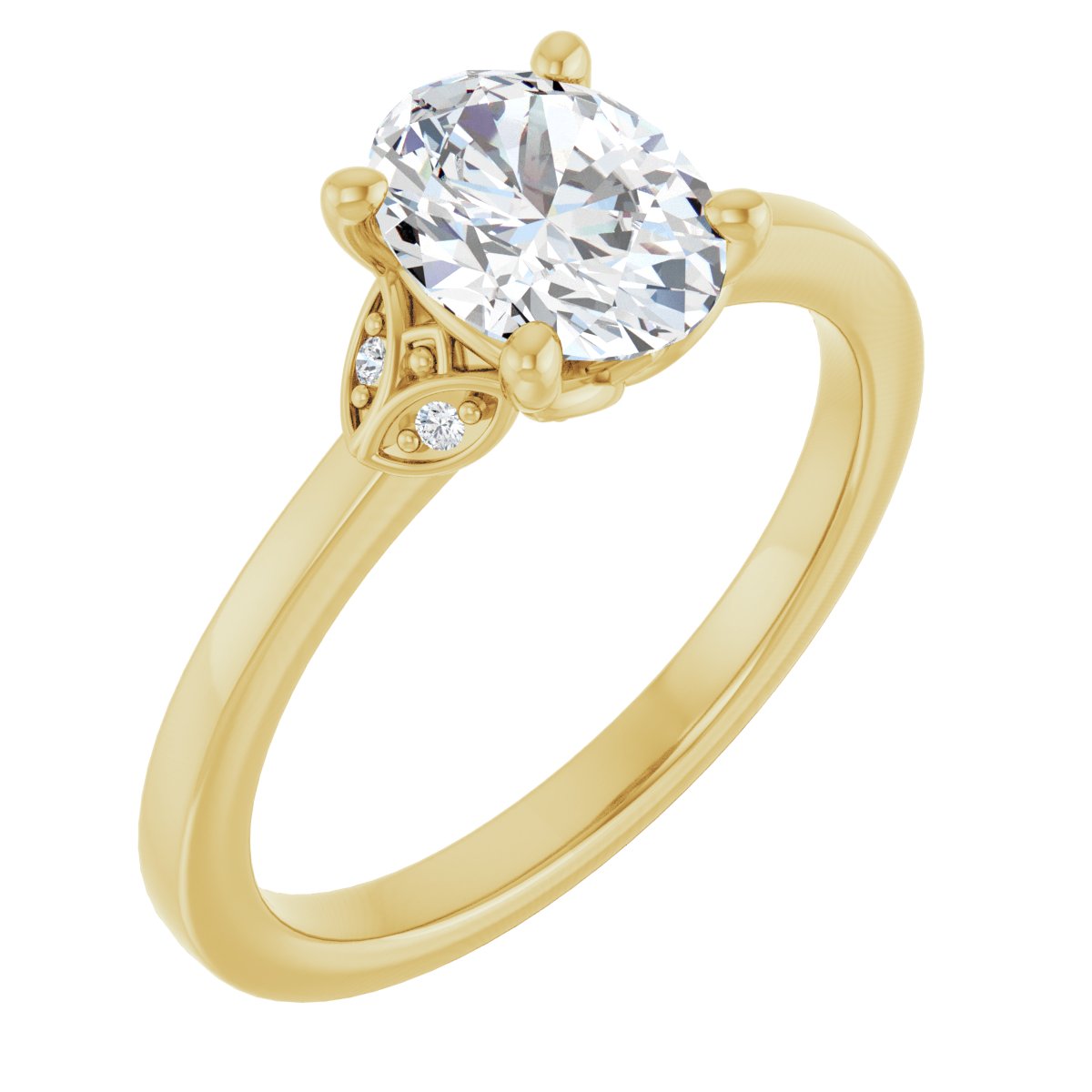 Accented Engagement Ring