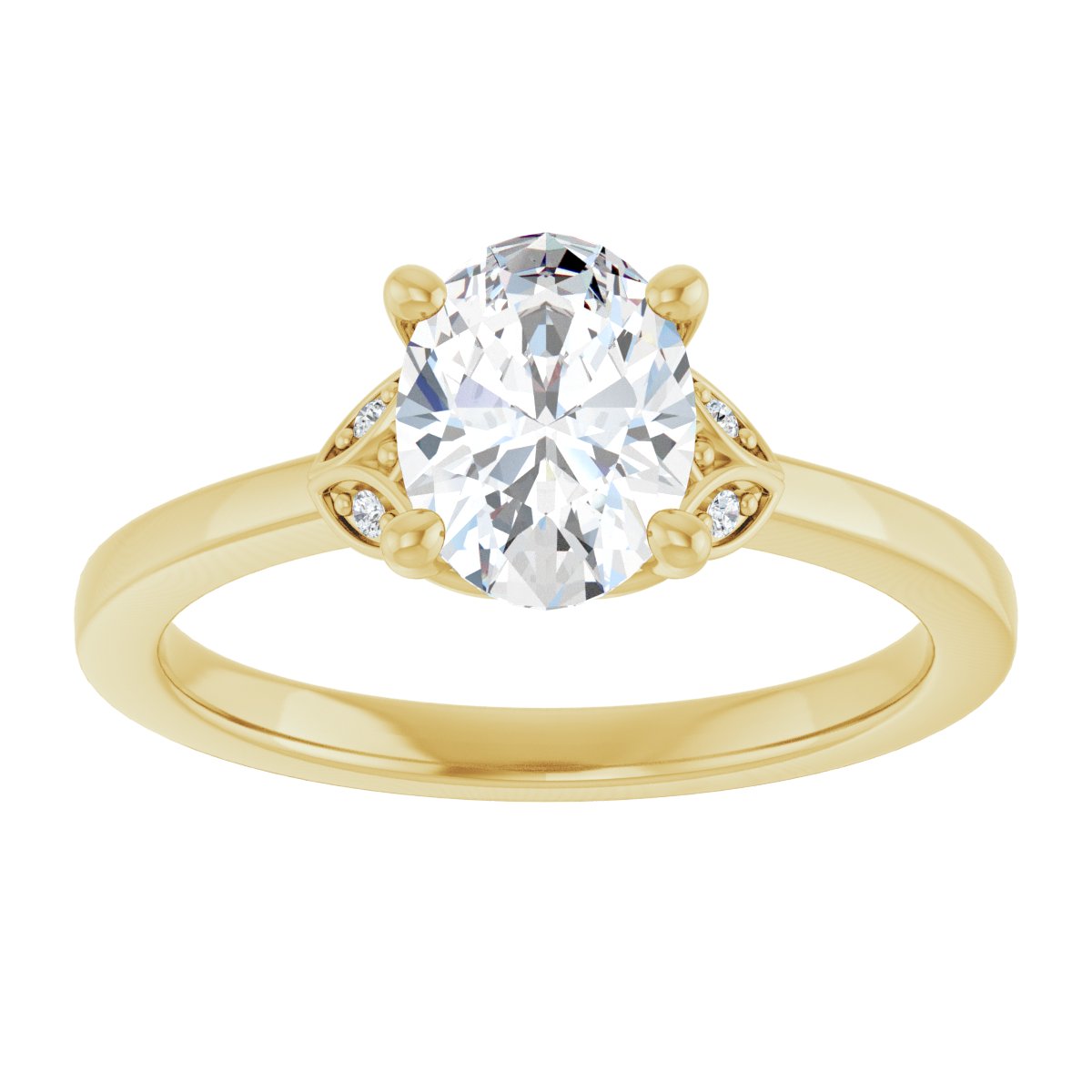 Accented Engagement Ring