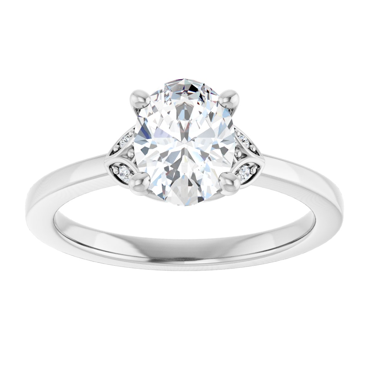 Accented Engagement Ring