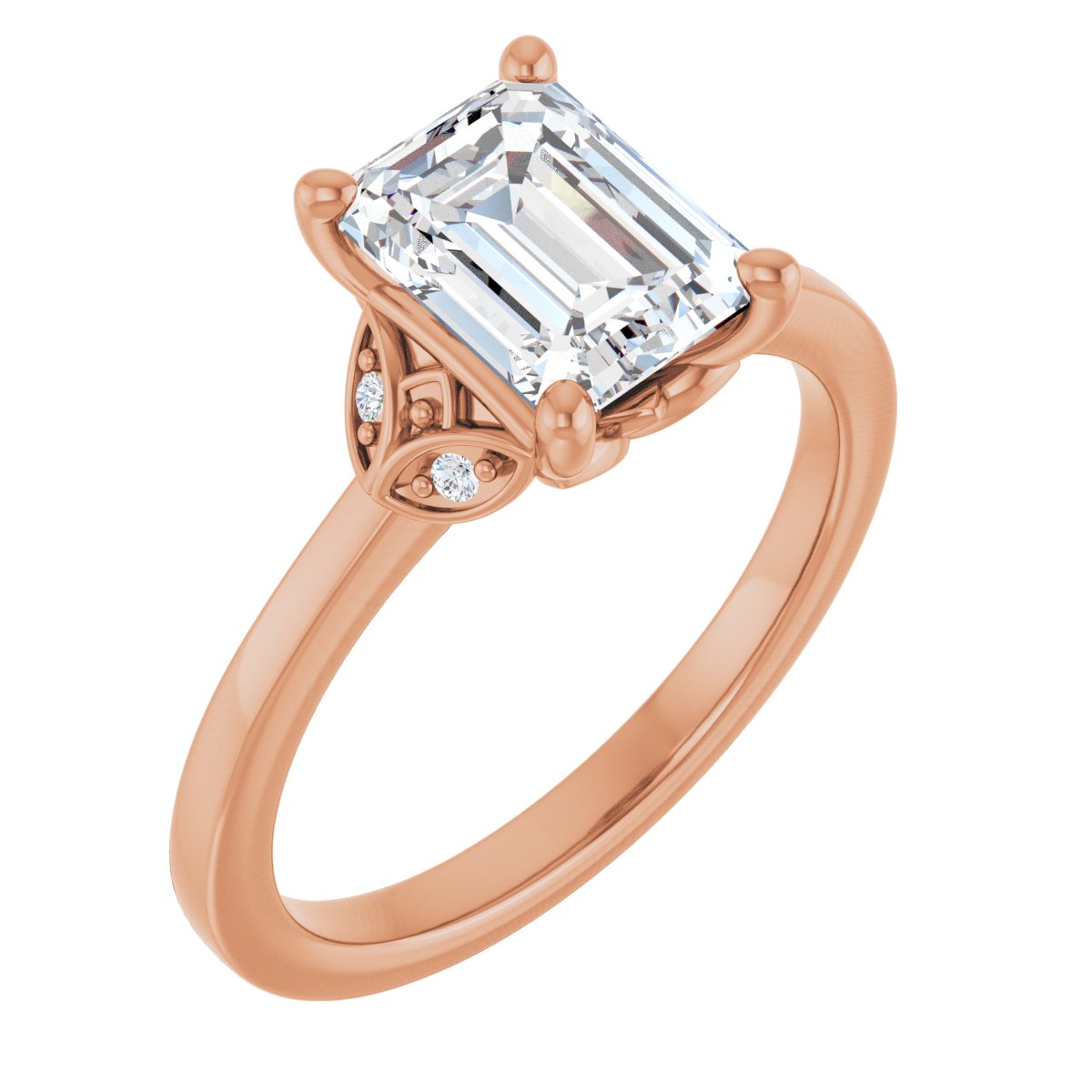Accented Engagement Ring