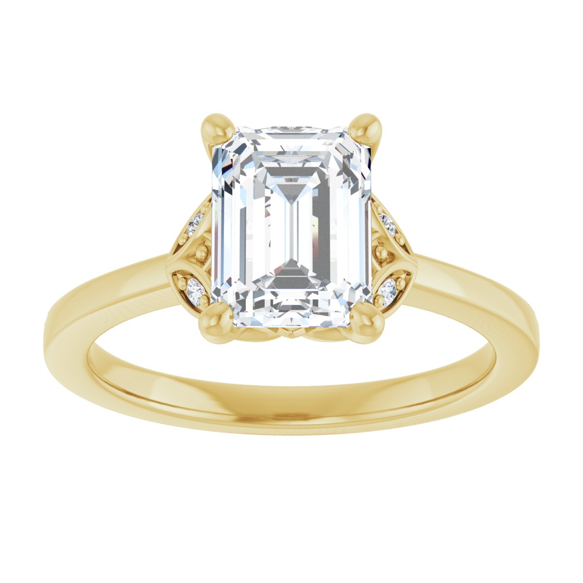 Accented Engagement Ring