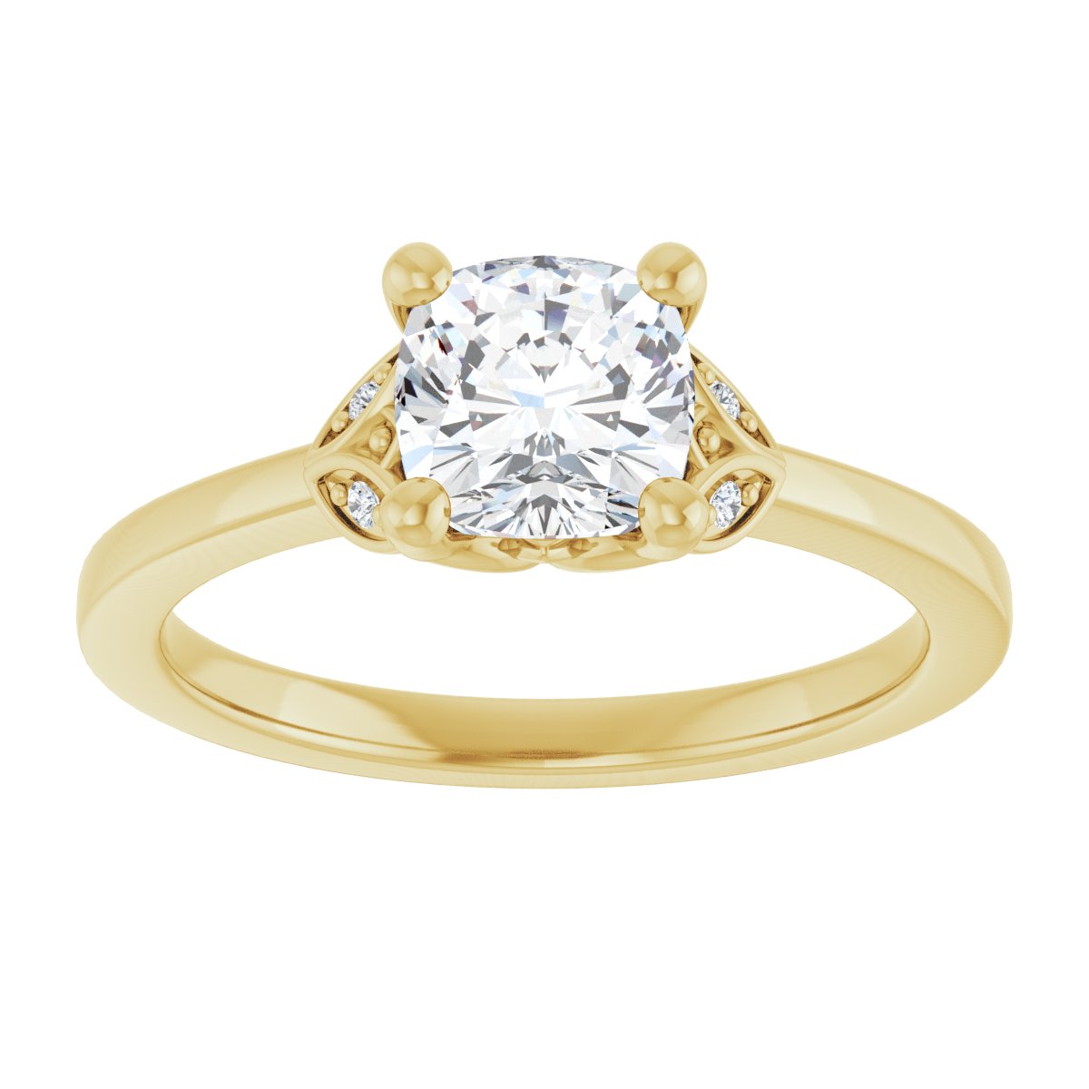 Accented Engagement Ring