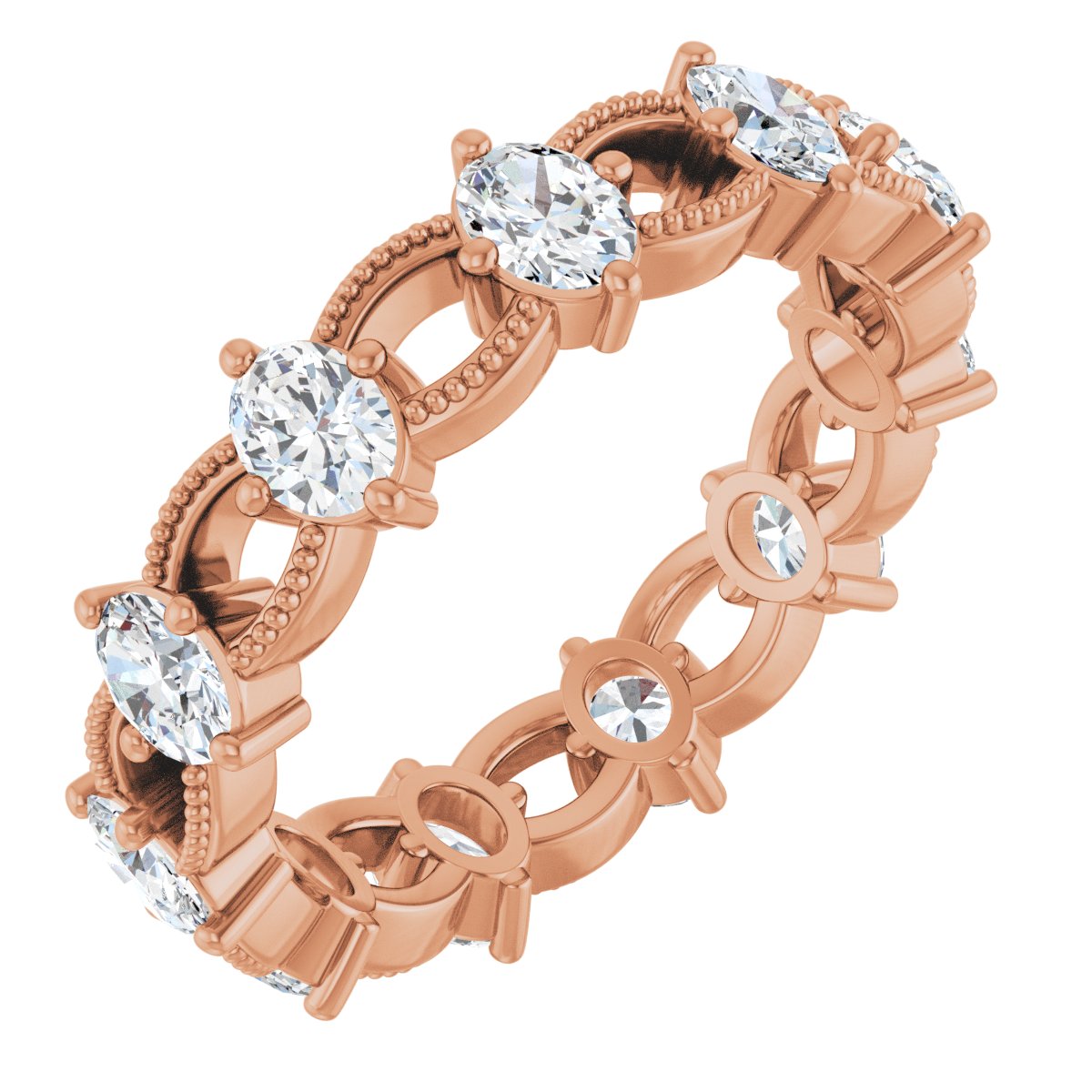 Accented Band - Oval