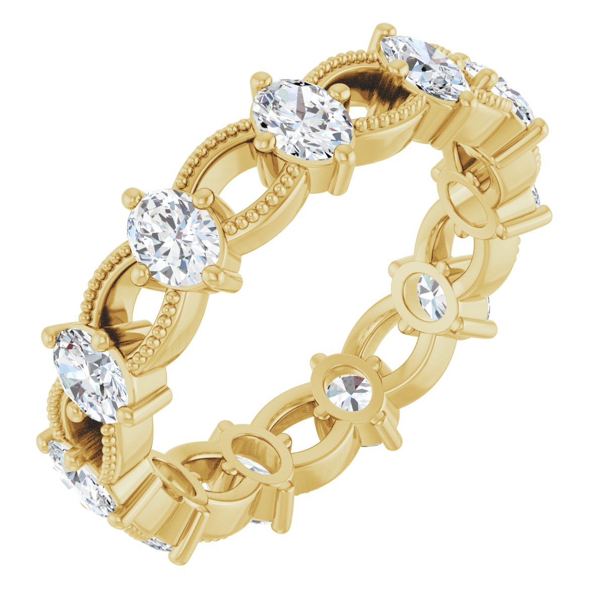 Accented Band - Oval