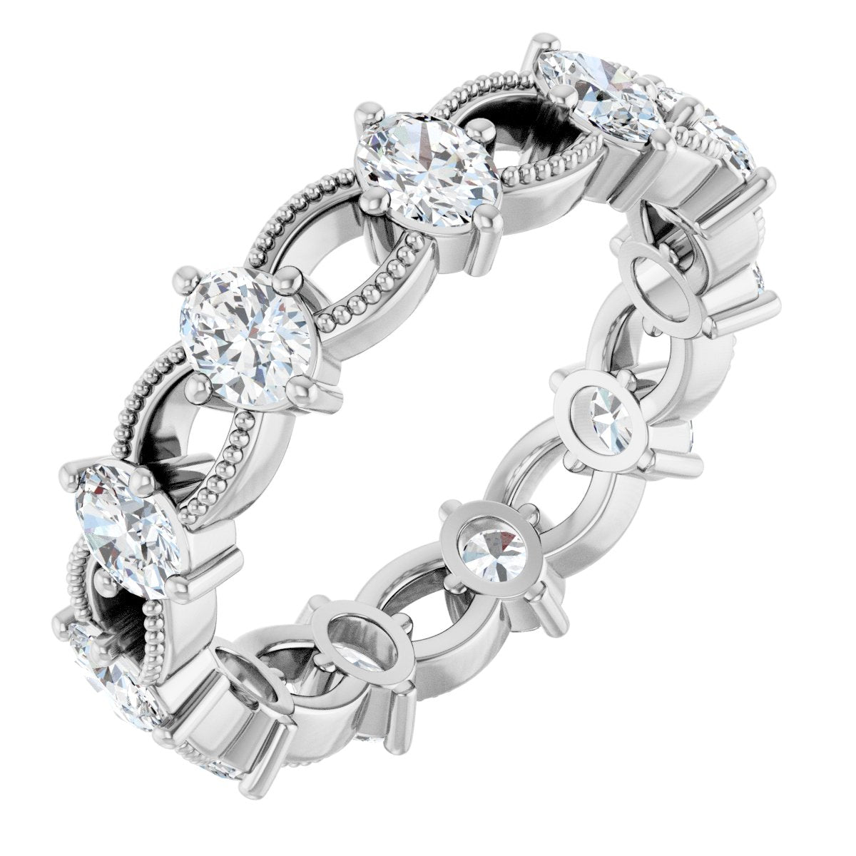 Accented Band - Oval