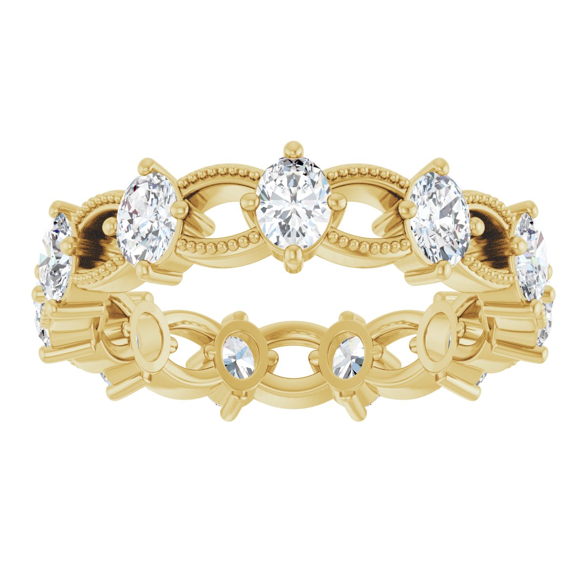 Accented Band - Oval