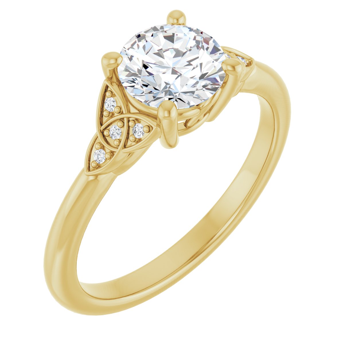 Accented Engagement Ring