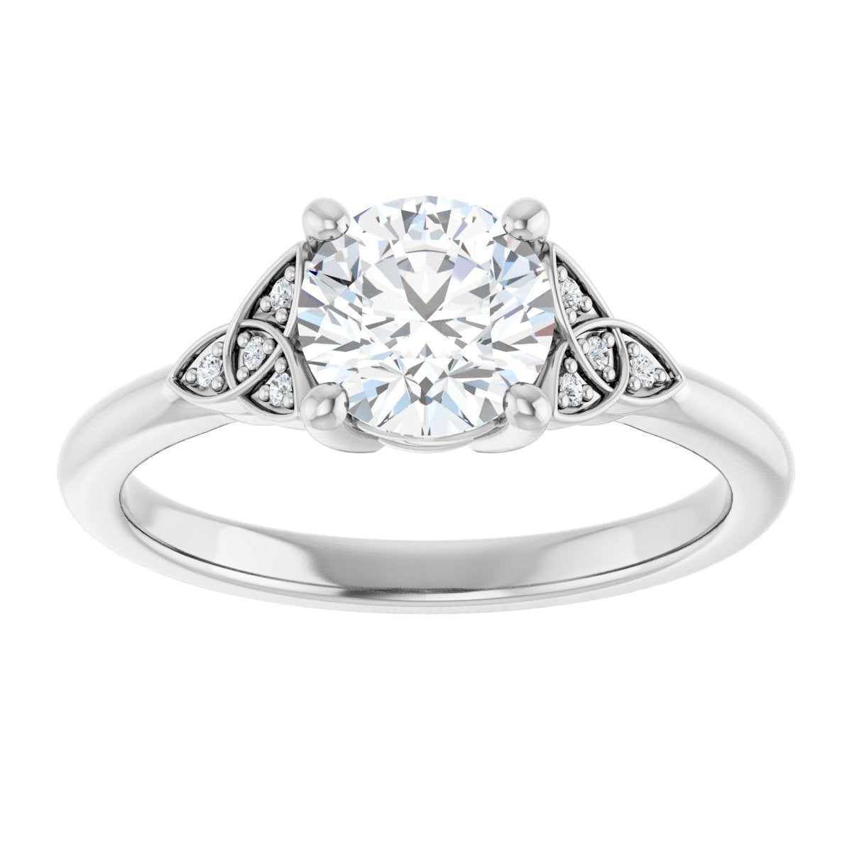 Accented Engagement Ring