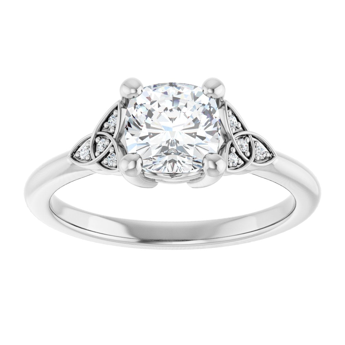 Accented Engagement Ring