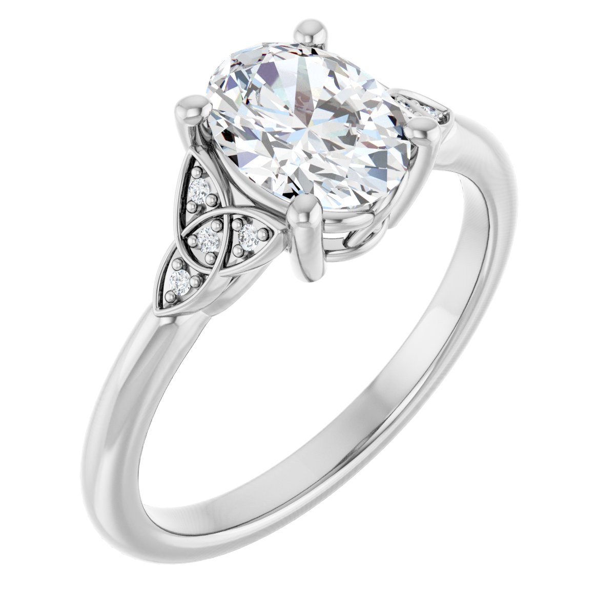 Accented Engagement Ring