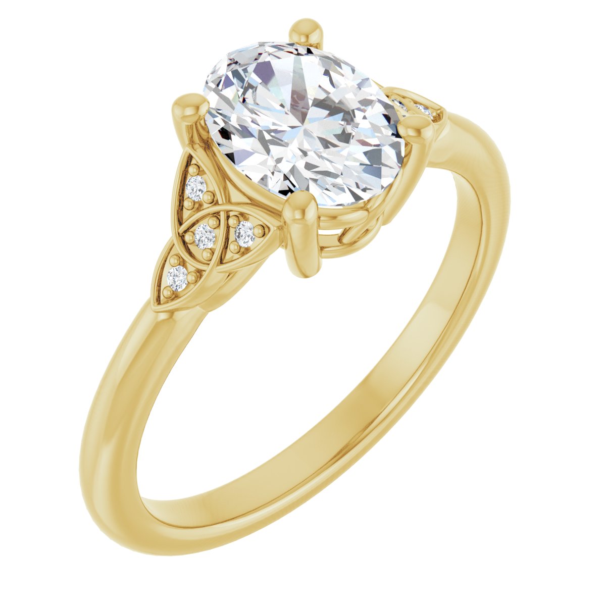 Accented Engagement Ring