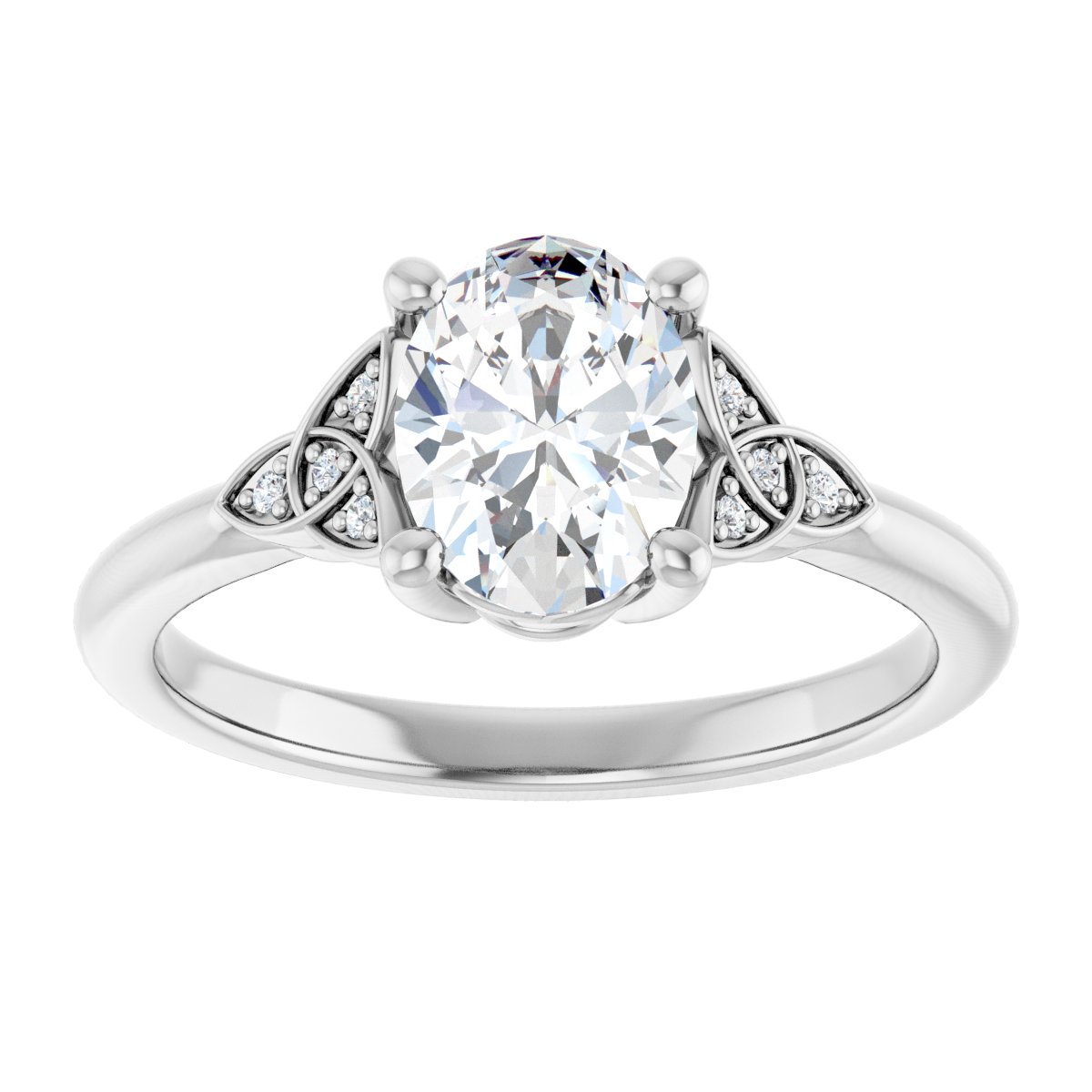 Accented Engagement Ring