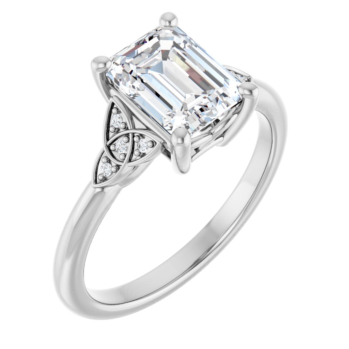 Accented Engagement Ring