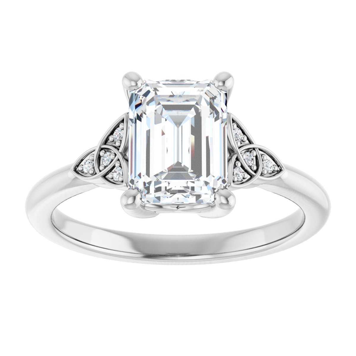 Accented Engagement Ring