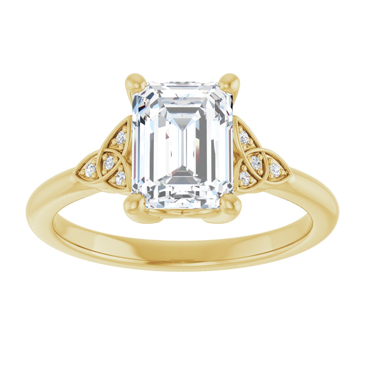 Accented Engagement Ring