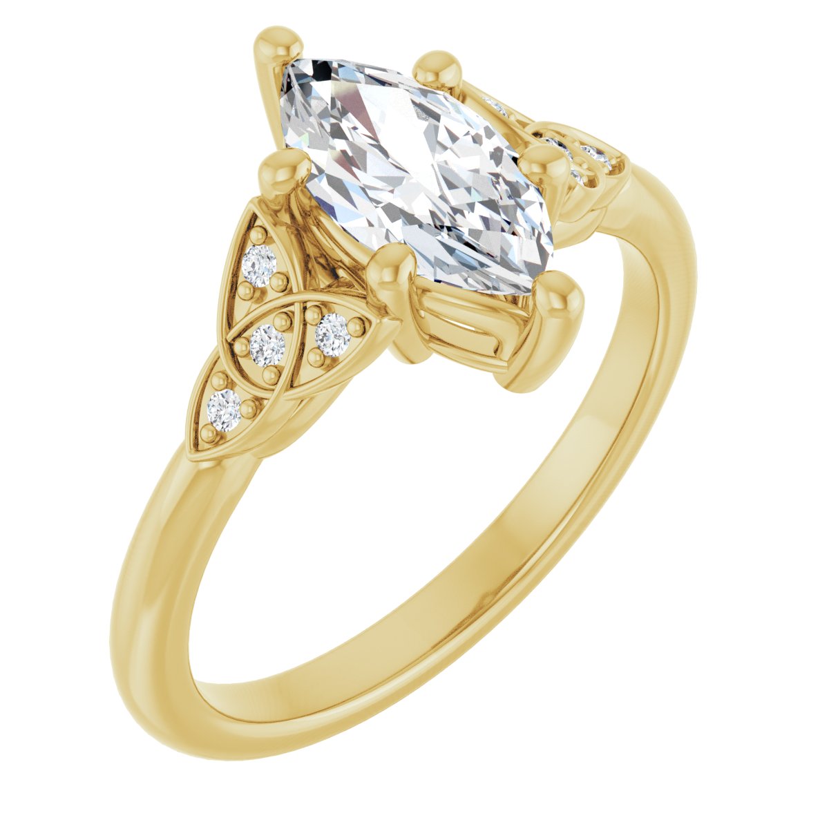 Accented Engagement Ring