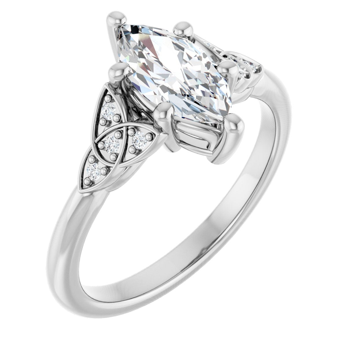 Accented Engagement Ring