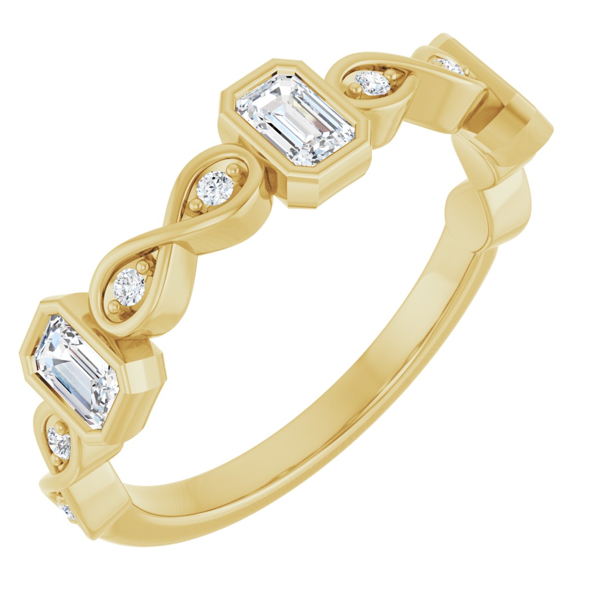 Anniversary Band  - Emerald