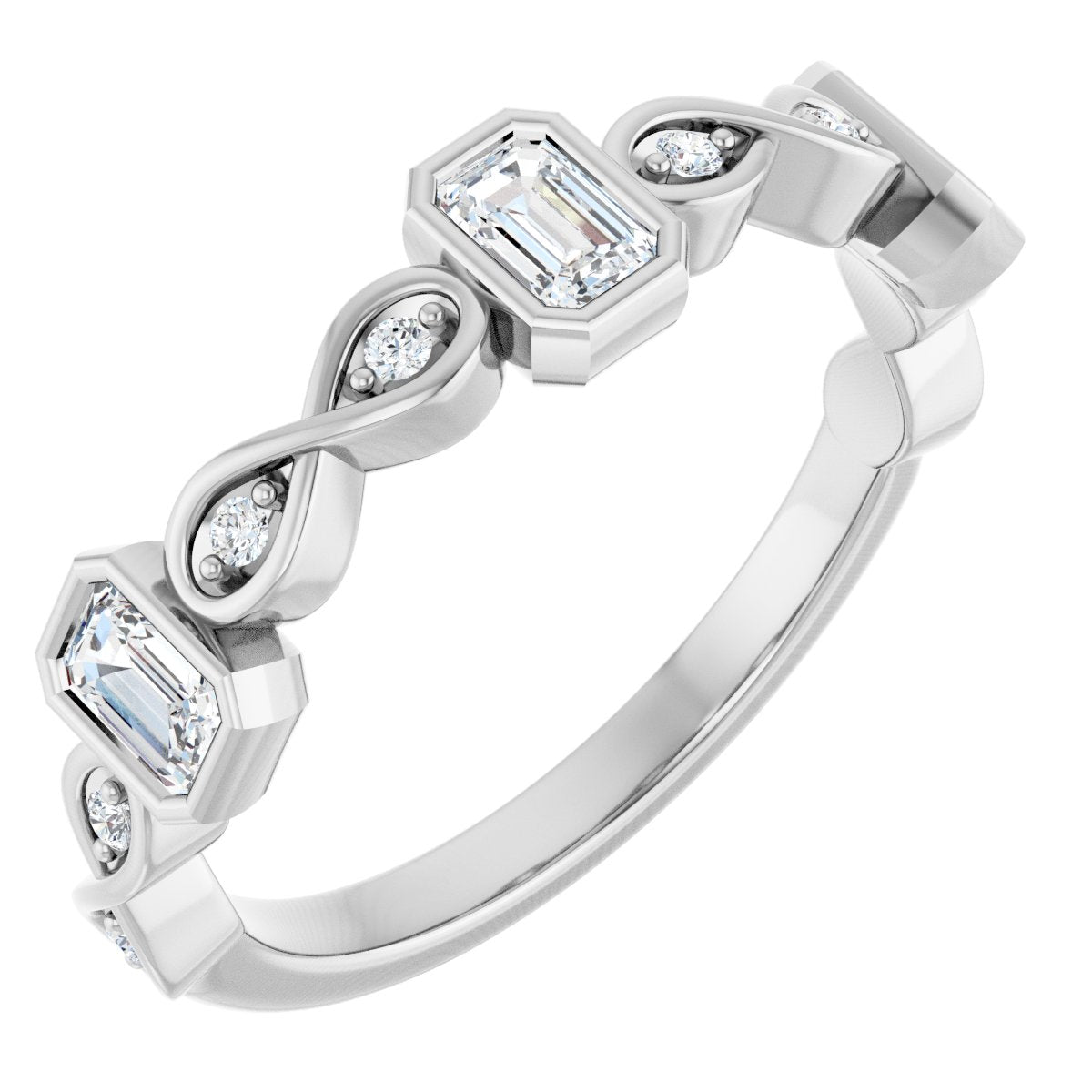 Anniversary Band  - Emerald