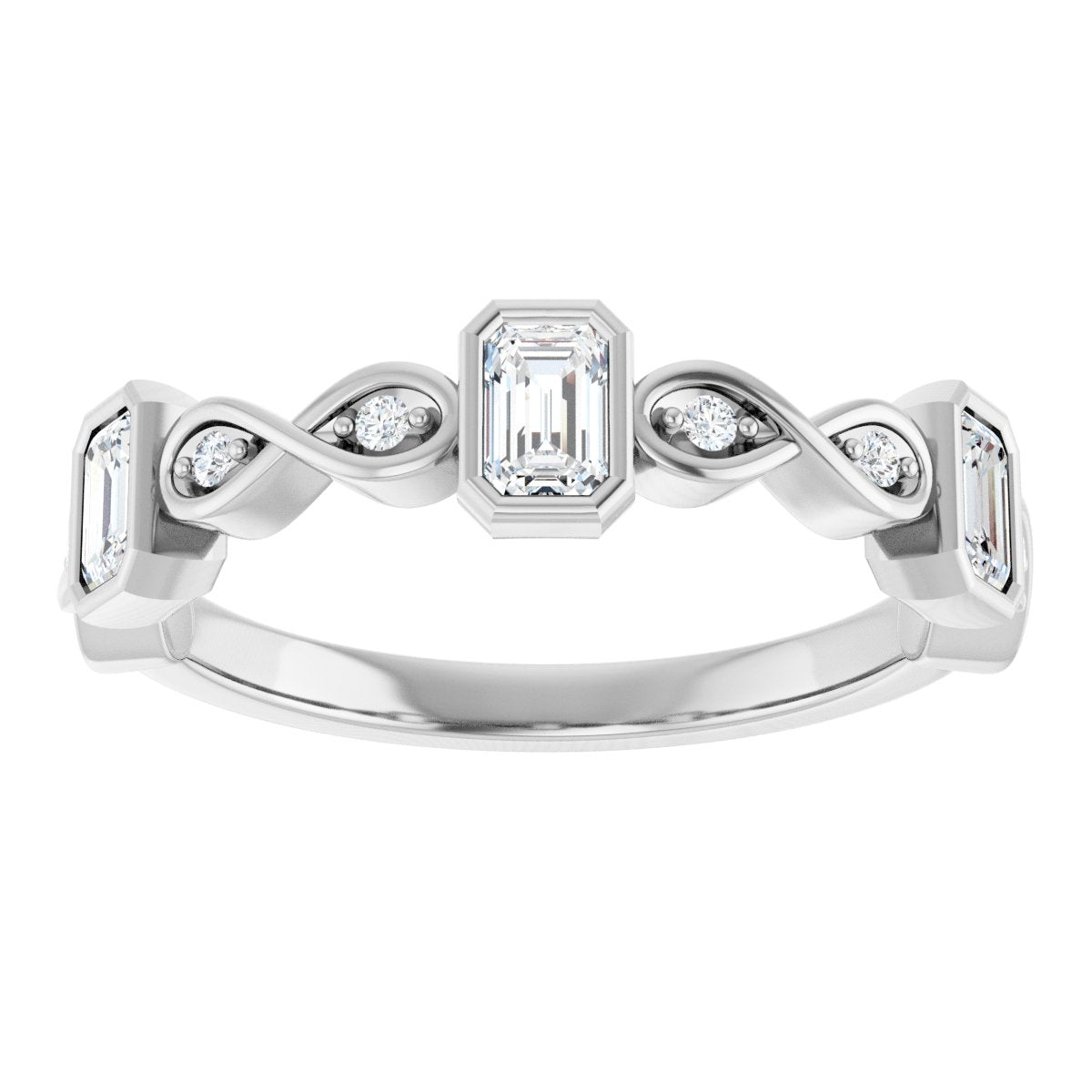 Anniversary Band  - Emerald