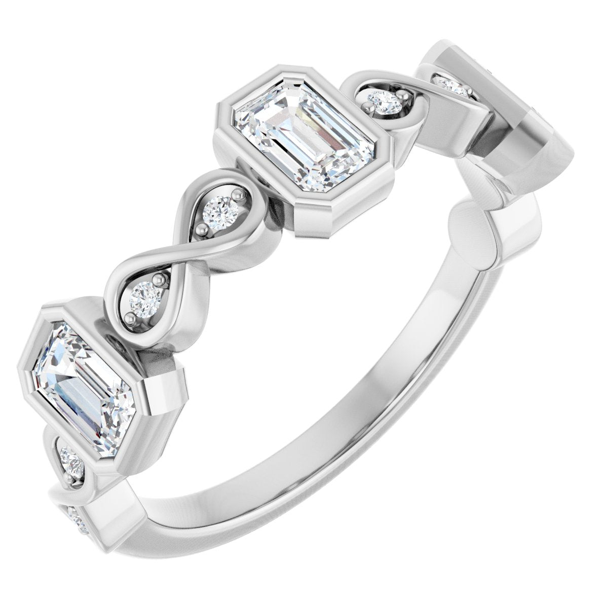 Anniversary Band  - Emerald