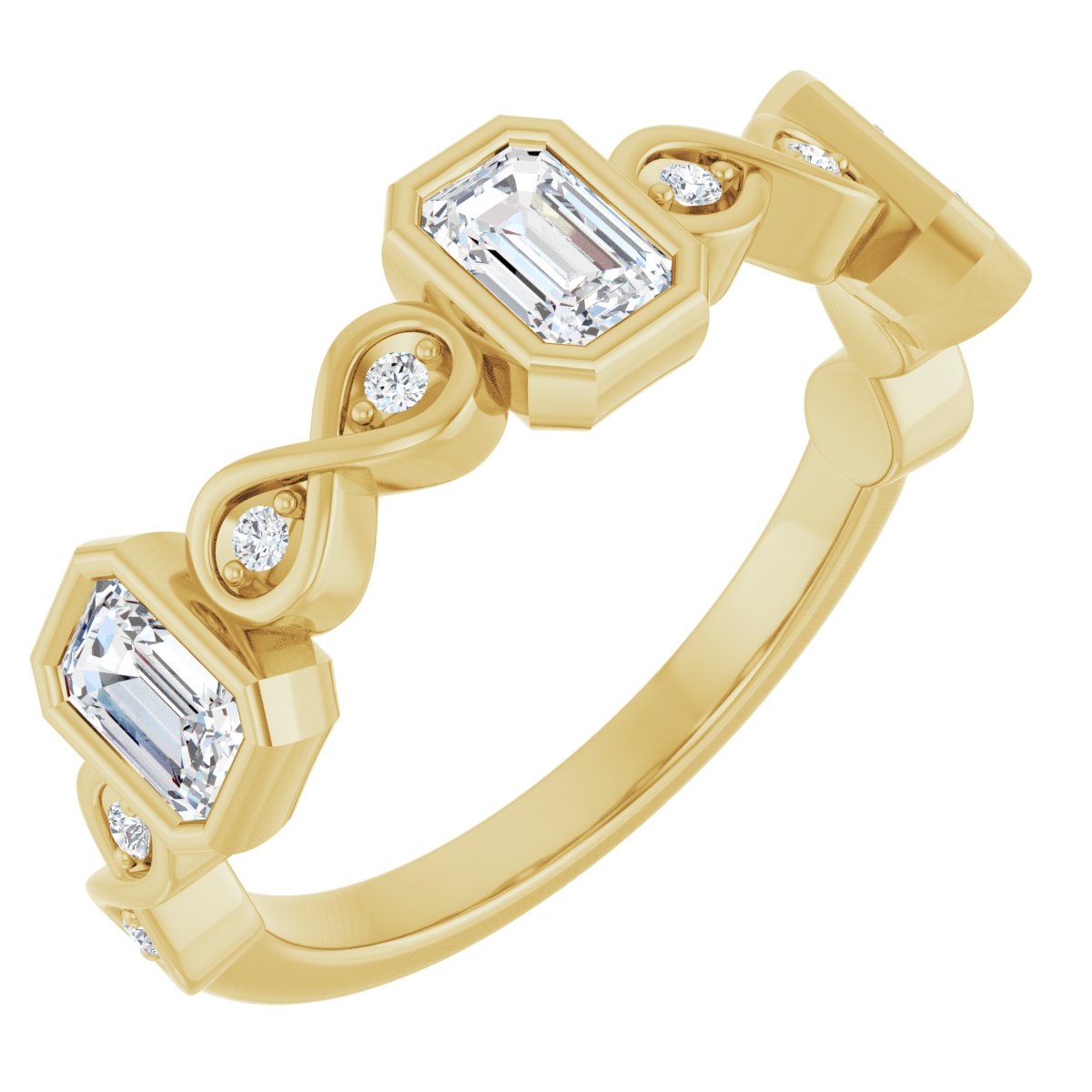 Anniversary Band  - Emerald