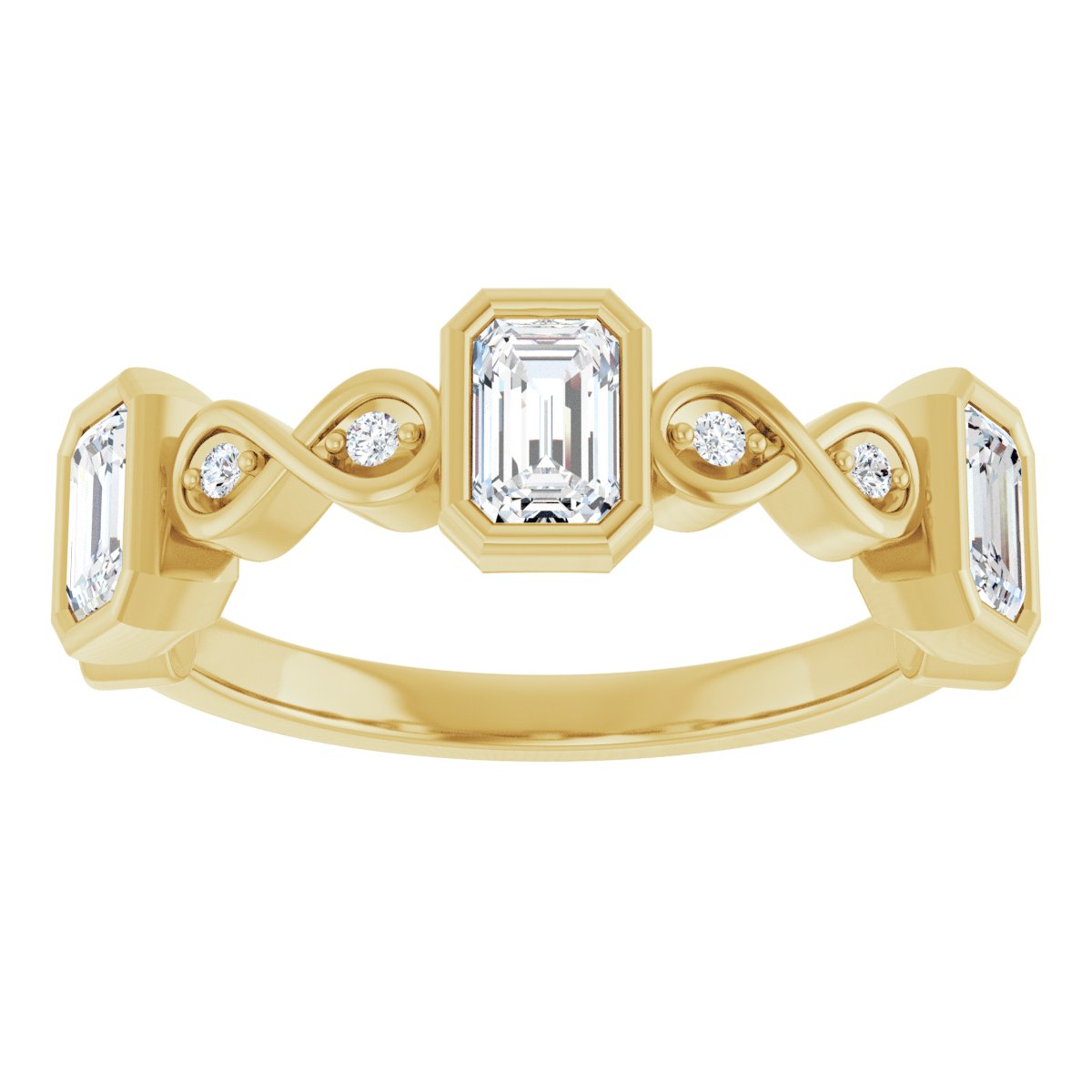 Anniversary Band  - Emerald