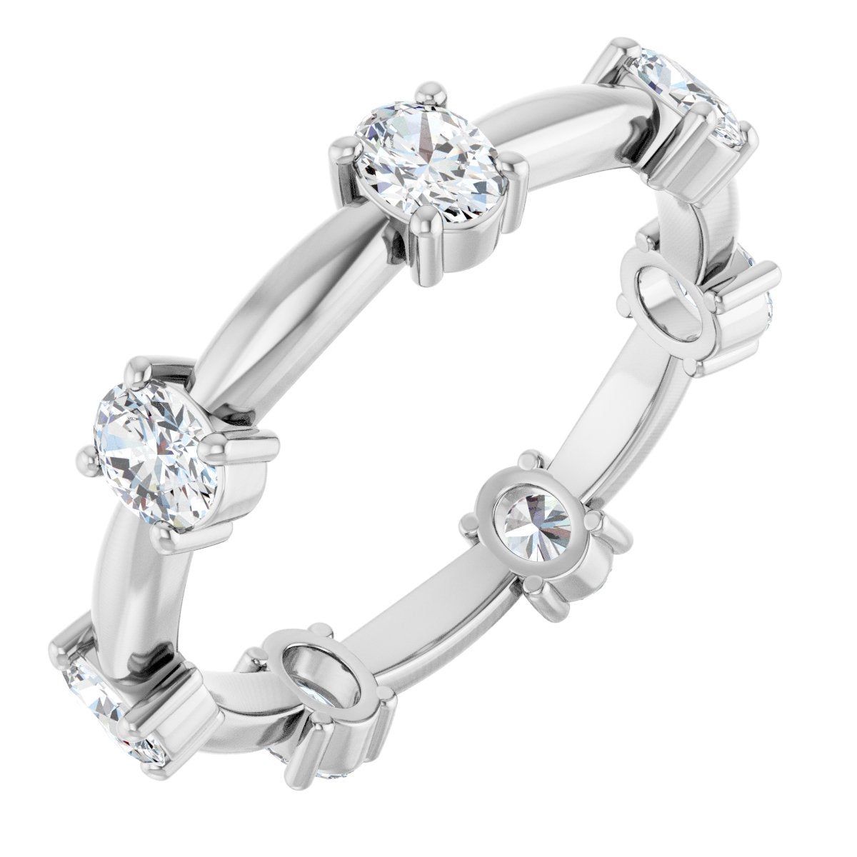 Accented Band - Oval