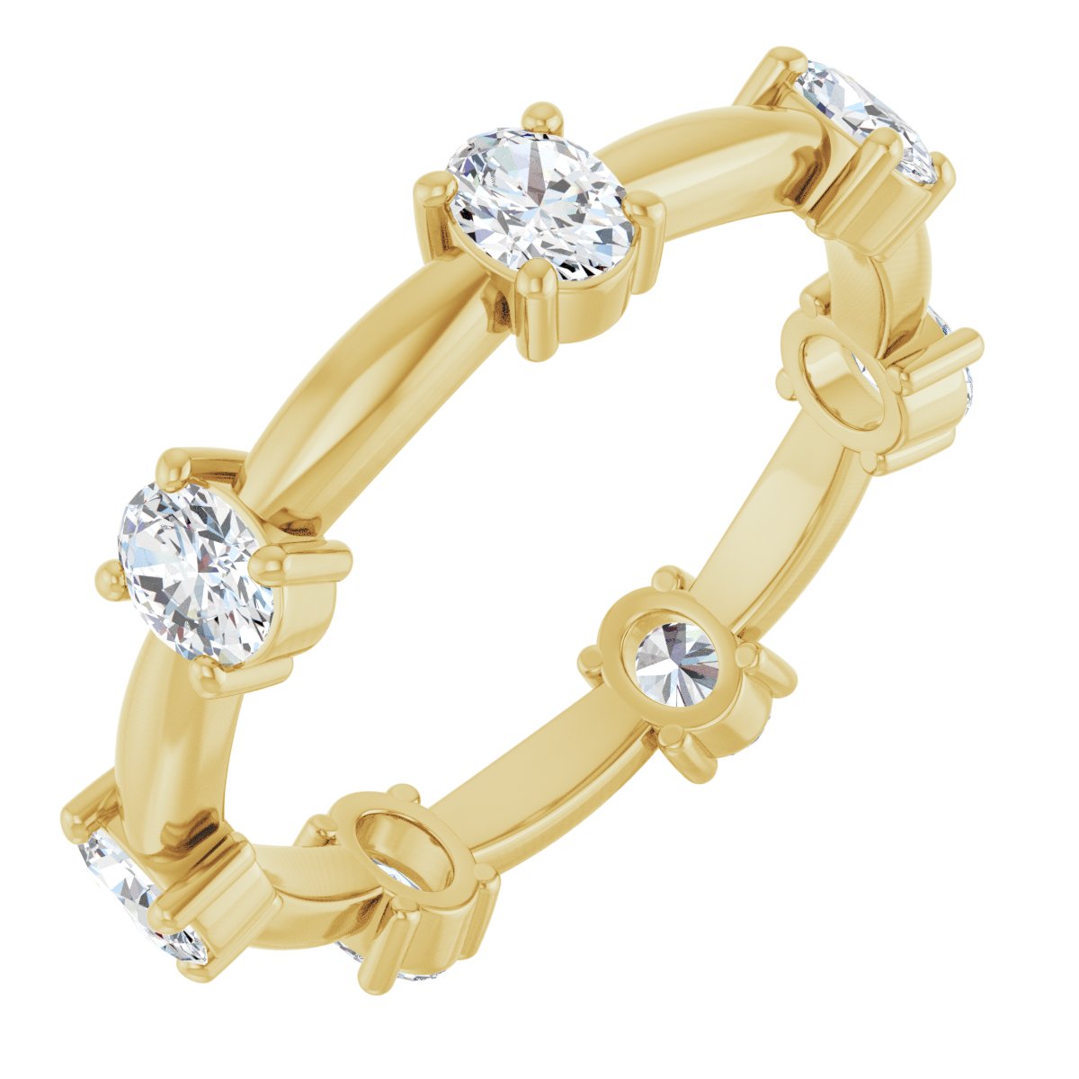 Accented Band - Oval